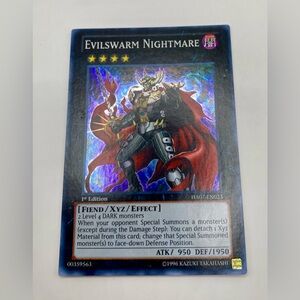 YU-GI-OH! Evilswarm Nightmare Trading Card; HA07-EN023; SUPER RARE; New.